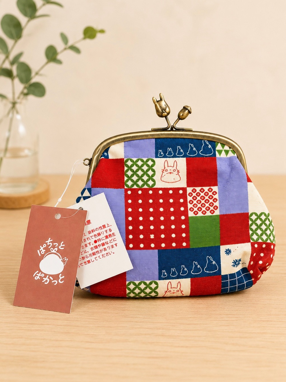 Japan Studio Ghibli My Neighbor Totoro “Pachitto Pakatto” Series Pouch, NWT! 🐱